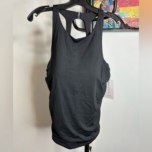 Athleta Maldives Bra Cup Tankini in black. NWT. Size 40D/DD.